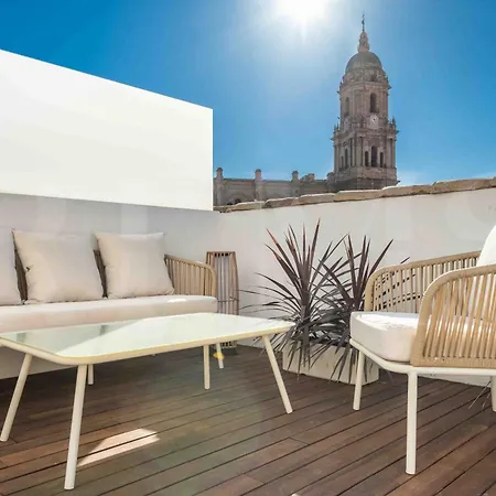 Penthouse With Terrace And Cathedral Views By Rems Apartment Malaga Exterior photo